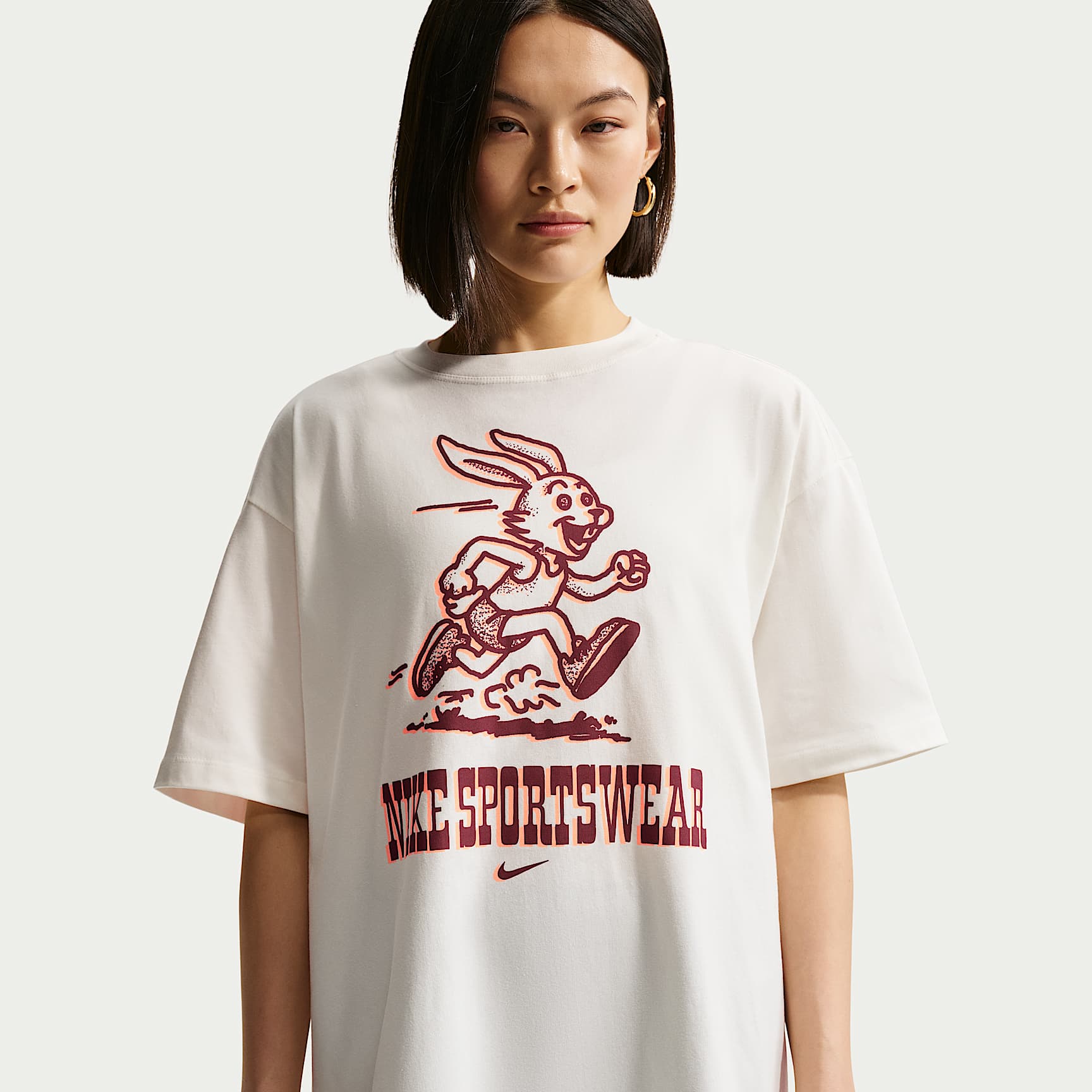 Nike Sportswear Classic Women's Oversized T-Shirt. Nike ID